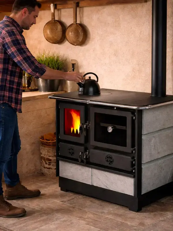 Cuisinière à Bois : Le Charme du Feu au Service de la Cuisine et du Chauffage
