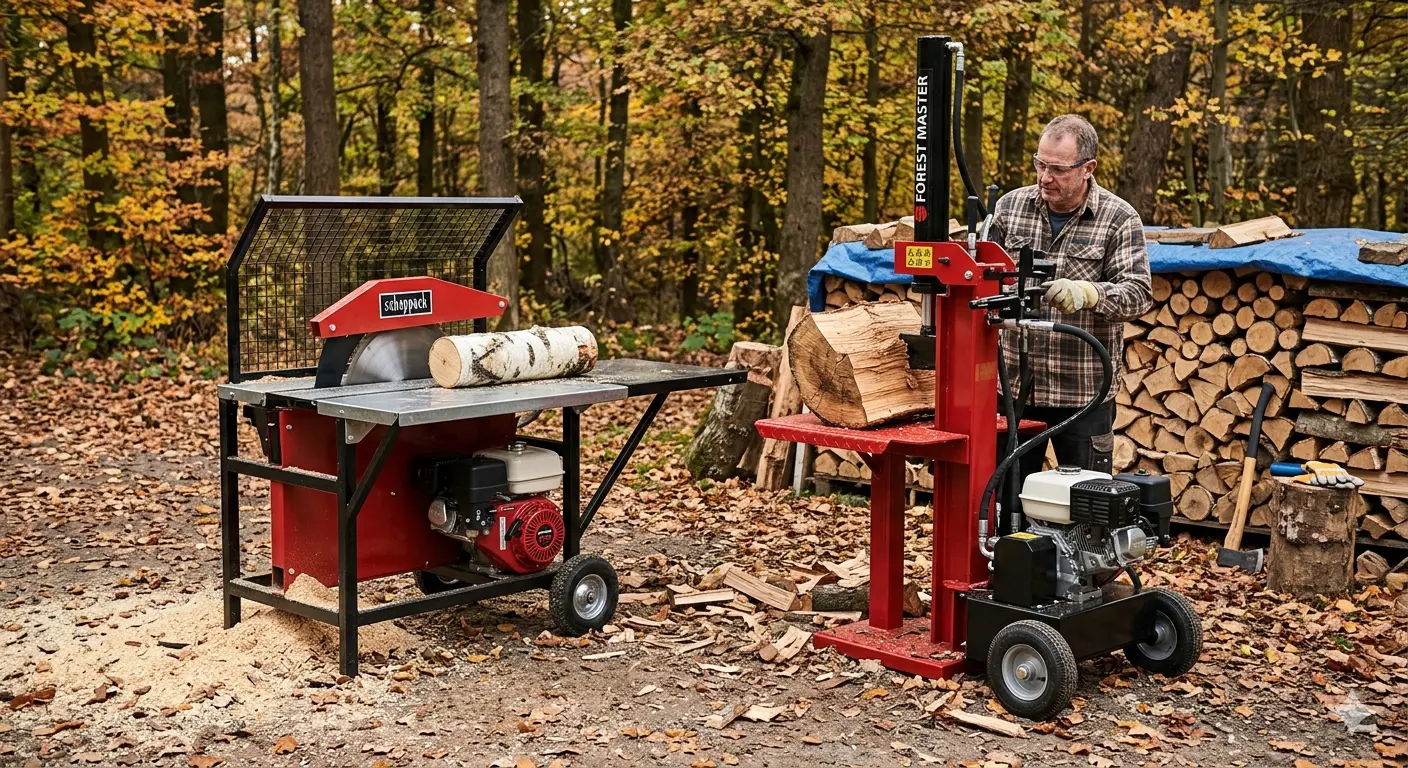 Scie circulaire ou fendeuse : Le guide complet pour choisir l'équipement idéal pour votre bois de chauffage